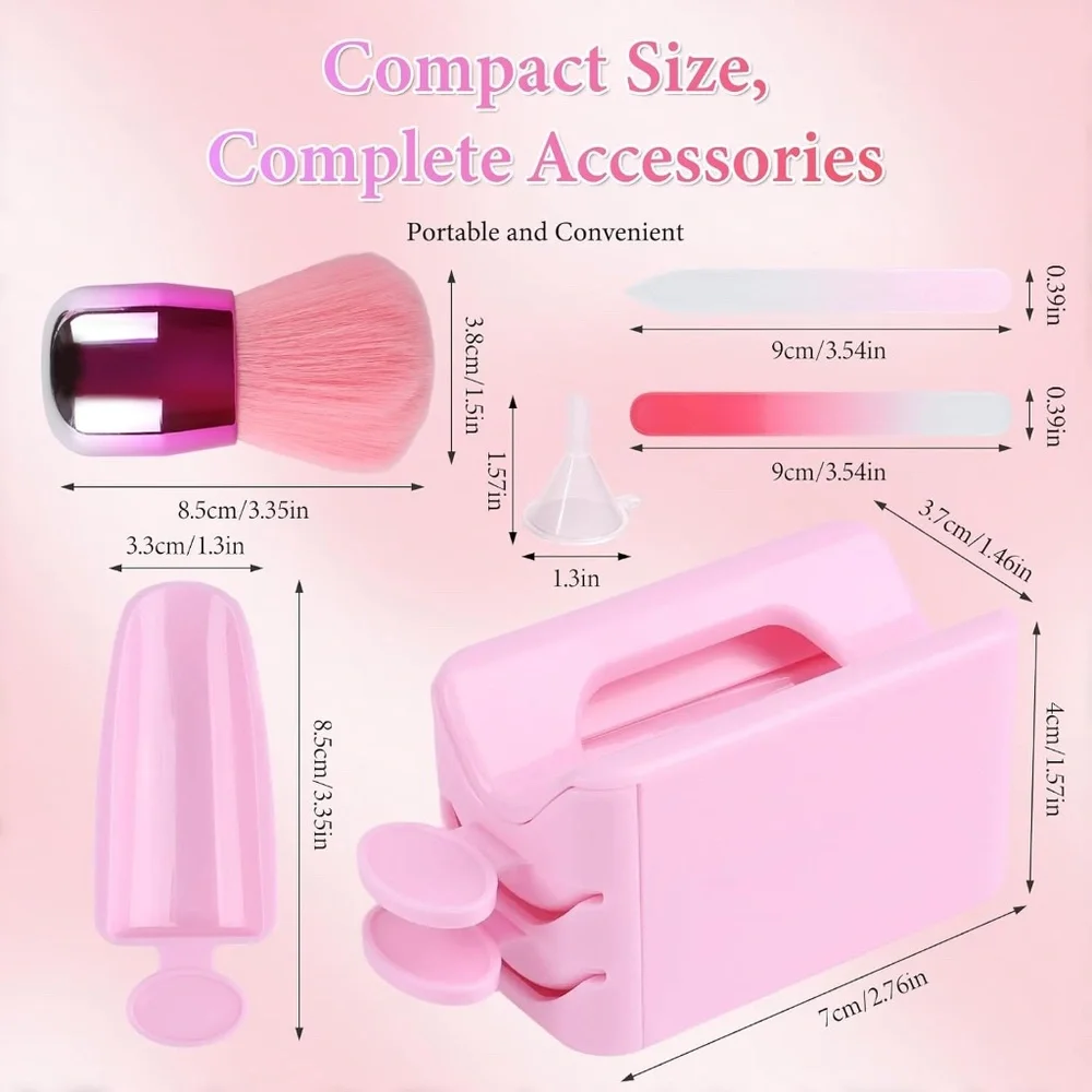 Pink Dip Powder Tray System